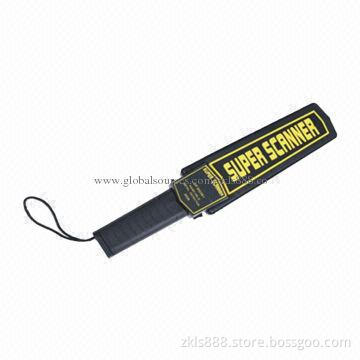 Super Scanner Handheld Metal Detector with Sound, Light and Vibration